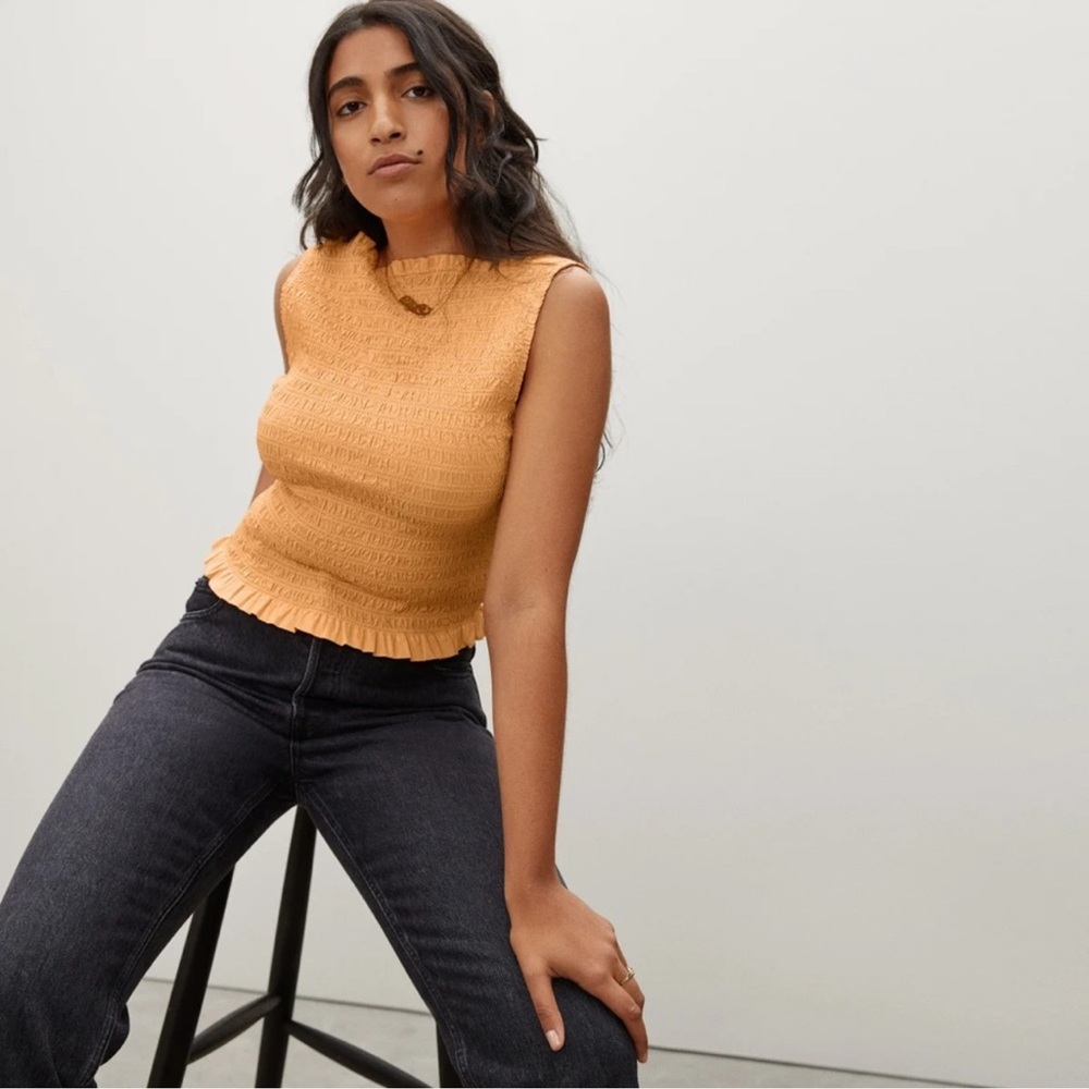 Everlane Women's Orange Tank Top